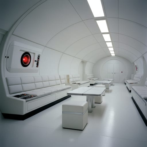 2001 Space Odyssey — Retro Space Station