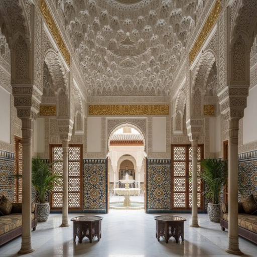 Alhambra Palace — Moorish Geometric Art