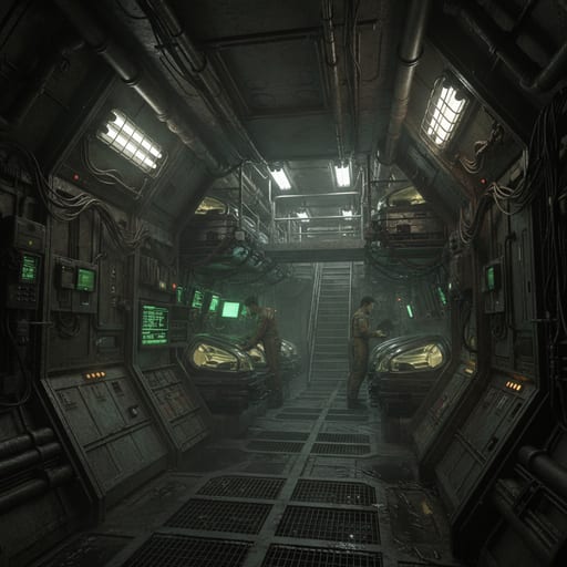 Nostromo Ship — Claustrophobic Space Ship