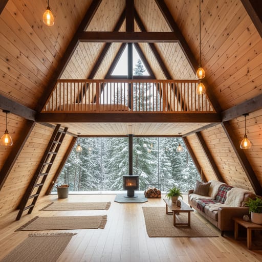 A-Frame Cabin — Steep Timber Retreat