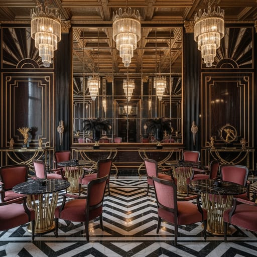 Art Deco Glamour — 1920s Gatsby Luxury