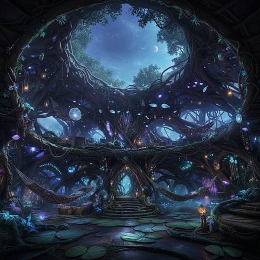 Avatar Pandora Home — Bioluminescent Nature
