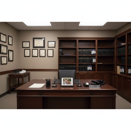 Captain Holt's Office — Meticulous NYPD Command