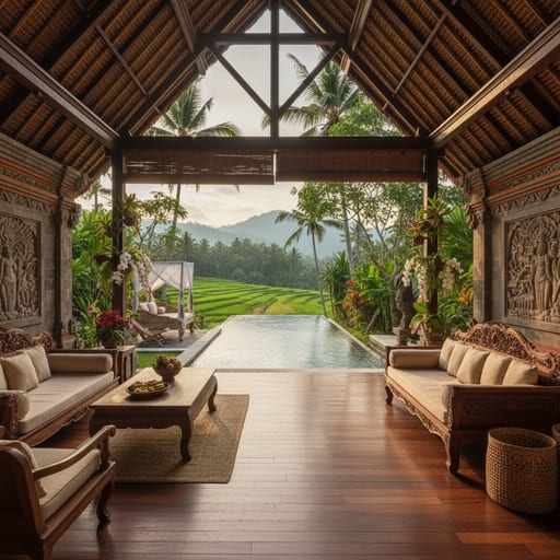 Bali Jungle Villa — Tropical Open-Air Villa