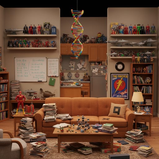 Big Bang Theory Apt 4A — Nerd Living Room