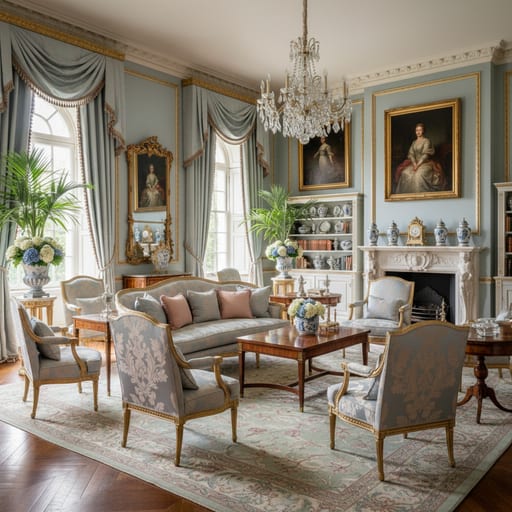 Bridgerton Drawing Room — Regency Era Romance