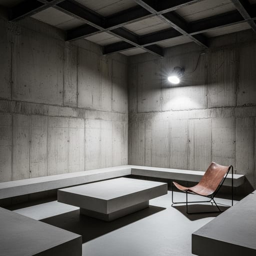 Brutalist — Raw Concrete Monolith