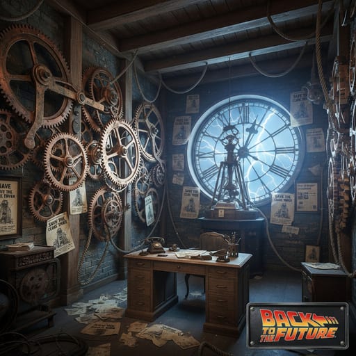 Back to the Future Clock Tower — Iconic Clock Tower Interior