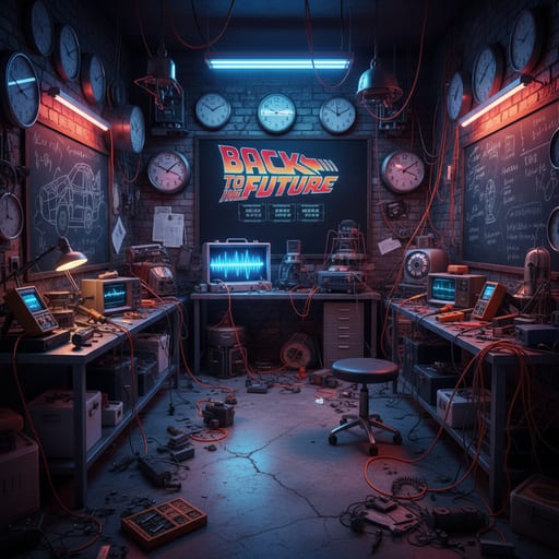 Back to the Future DeLorean Workshop — Doc Brown Laboratory