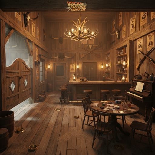 Back to the Future Wild West Saloon — 1885 Western Bar
