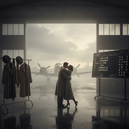 Airport Hangar — Foggy Farewell