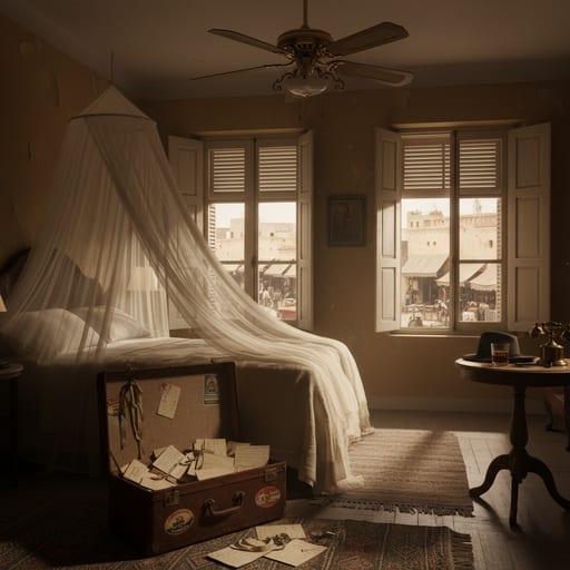 Moroccan Hotel Room — 1940s Romance