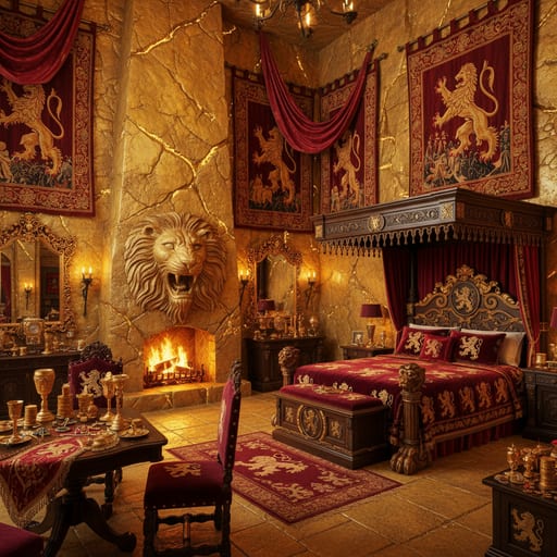 Casterly Rock Chamber — Lannister Golden Stronghold