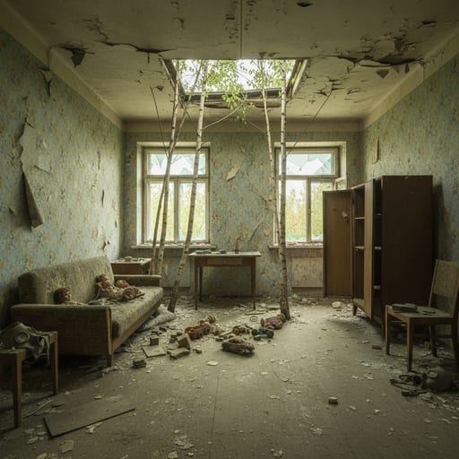 Pripyat Abandoned Apartment — Soviet Apartment Frozen in 1986