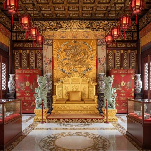 Chinese Dragon Hall — Imperial Dragon Throne