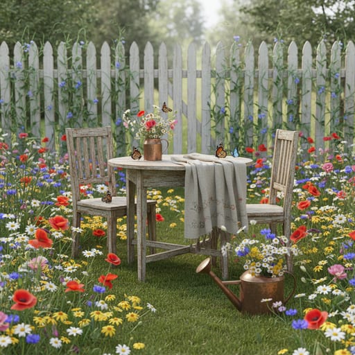 Cottagecore Wildflower — Whimsical Meadow