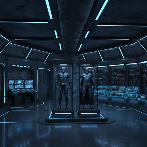 Bat Armory — Suit vault