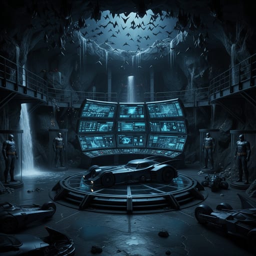 The Batcave — Underground Lair