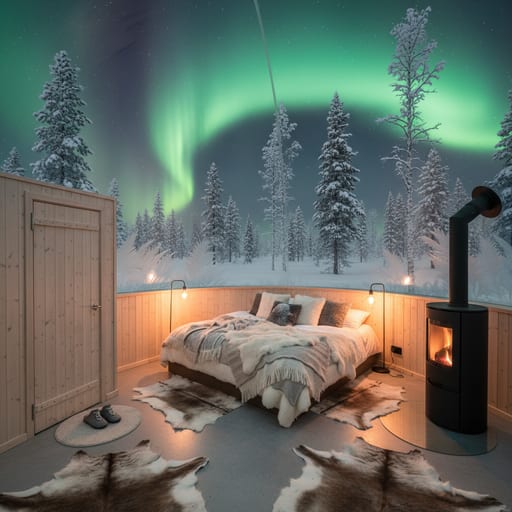 Lapland Glass Igloo — Aurora Dome Suite