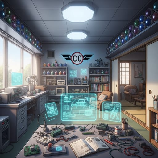 Dragon Ball Capsule Corp — Bulma's Futuristic Lab