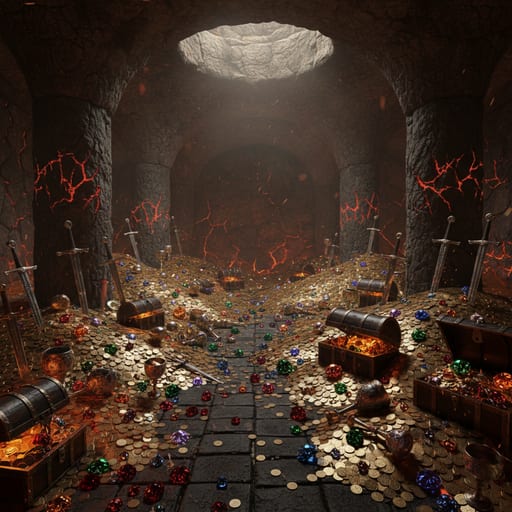 Dragon's Treasury — Gold Hoard Cave