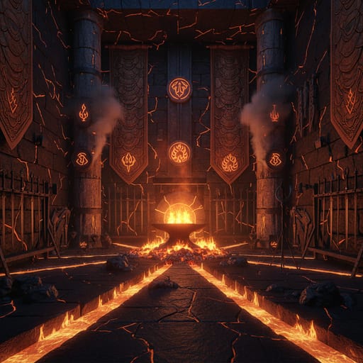 Elemental Fire Forge — Vulcan Blacksmith Lair