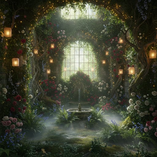 Enchanted Secret Garden — Fairytale Greenery