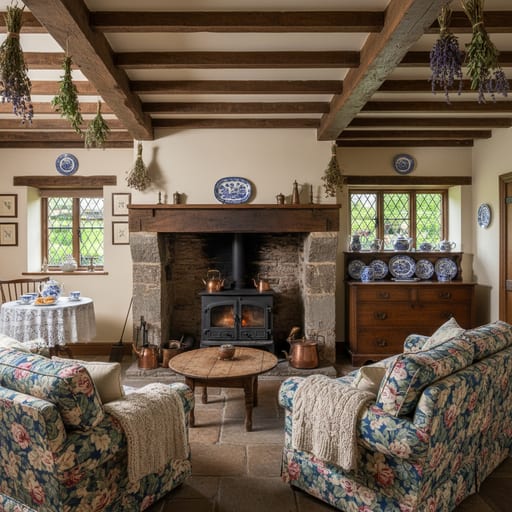 English Cottage — Cozy Tea-Room Retreat