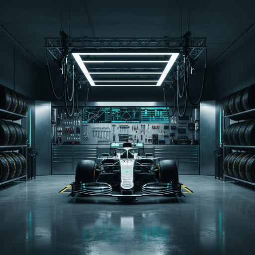 Mercedes Garage — Silver arrows