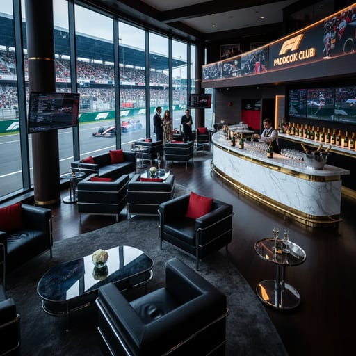 Paddock Club — VIP trackside