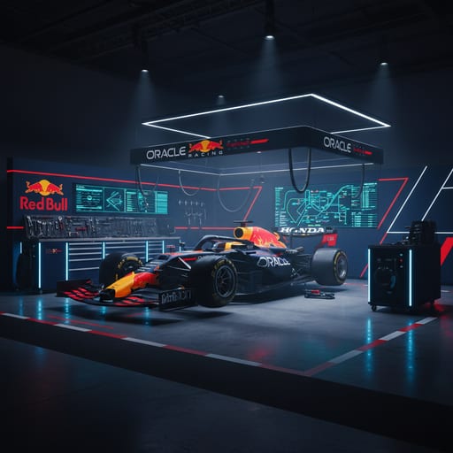 Red Bull Garage — Energy blue