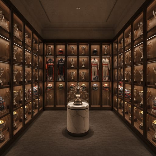 Trophy Room — Champion's display