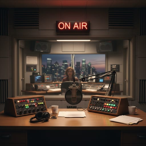 KACL Radio Studio — On Air Booth
