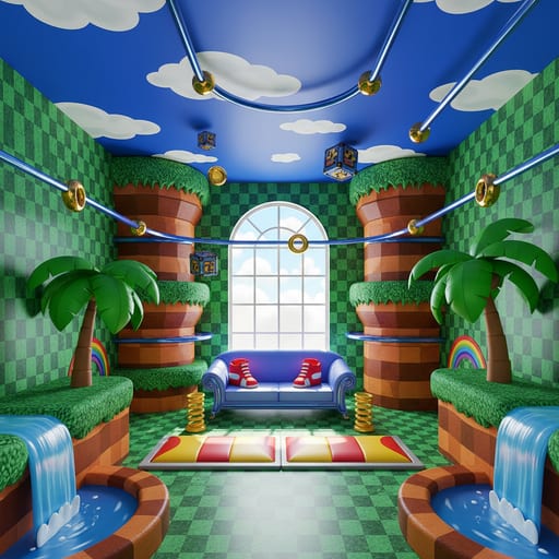 Green Hill Zone — Retro Platformer Paradise
