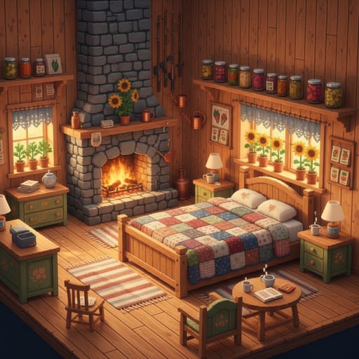Stardew Farmhouse — Cozy Pixel Farm