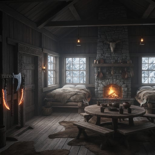 God of War Norse Home — Kratos's Cabin