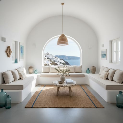 Santorini Blue — Greek Island Style
