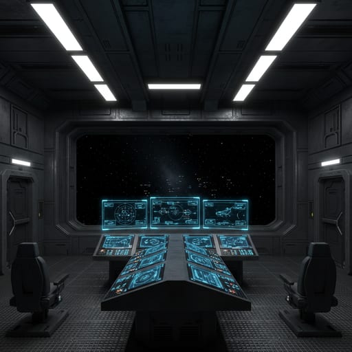Halo UNSC Bridge — Military Space Command