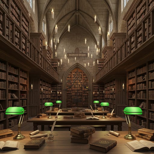 Hogwarts Library — Ancient Knowledge