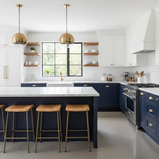 Two-Tone — Bold cabinets