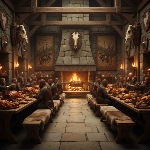 Edoras Feast Hall — Rohirrim Banquet