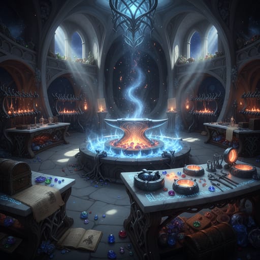 Eregion Elven Forge — Ring-Maker Workshop