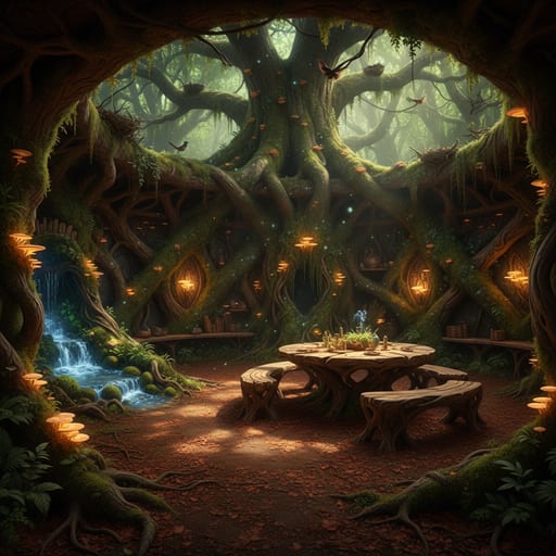 Fangorn Ent Home — Ancient Forest Dwelling