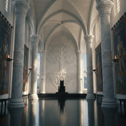Minas Tirith Throne Hall — White City Citadel