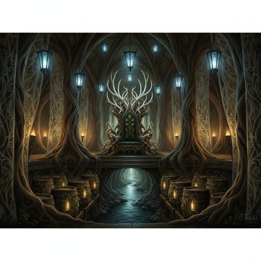 Thranduil Woodland Palace — Mirkwood Elven King