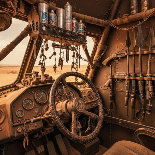 War Rig Interior — Furiosa's War Rig Cockpit