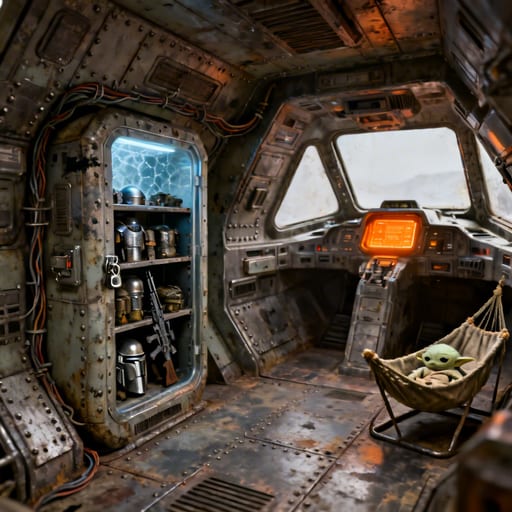 Mandalorian Razor Crest — Bounty Hunter Ship