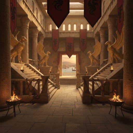 Meereen Great Pyramid — Dragon Queen Throne
