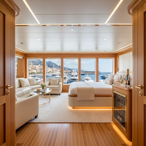 Monaco Yacht Interior — Superyacht Suite