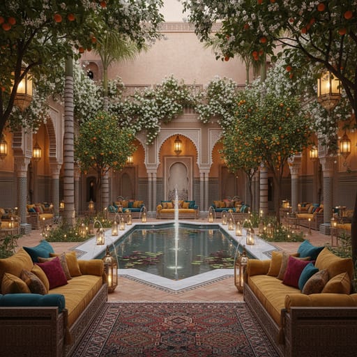 Moroccan Riad Garden — Exotic Oasis